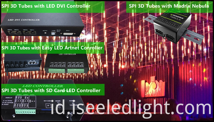 LED controller for SPI 3D Tube